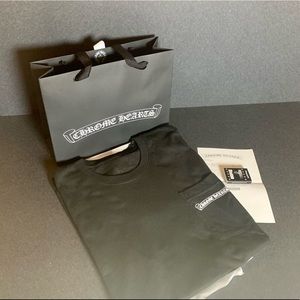 Chrome Hearts Black Pocket Logo Tee